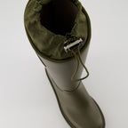 Bottes Stivali Alti da Pioggia Kickstream Moncler Vert Femme