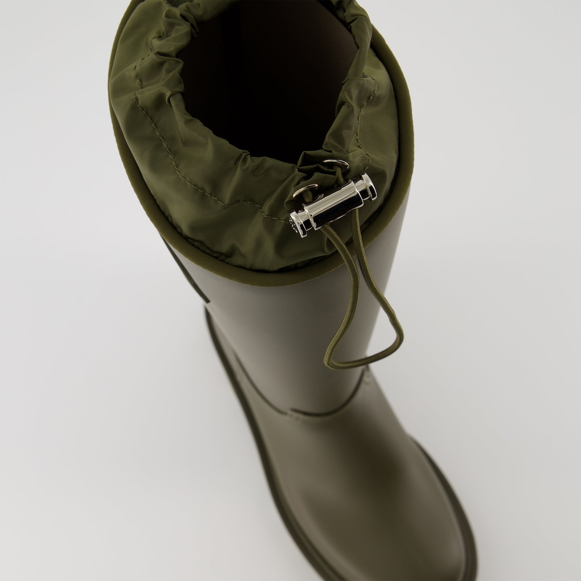 Bottes Kickstream High Rain Boots Moncler Vert Femme