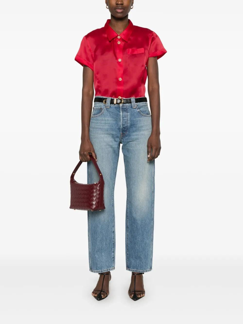 Pantaloni Callum Jeans Khaite Blu Femme