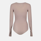 Tops Body à manches longues Mm6 Beige Femme