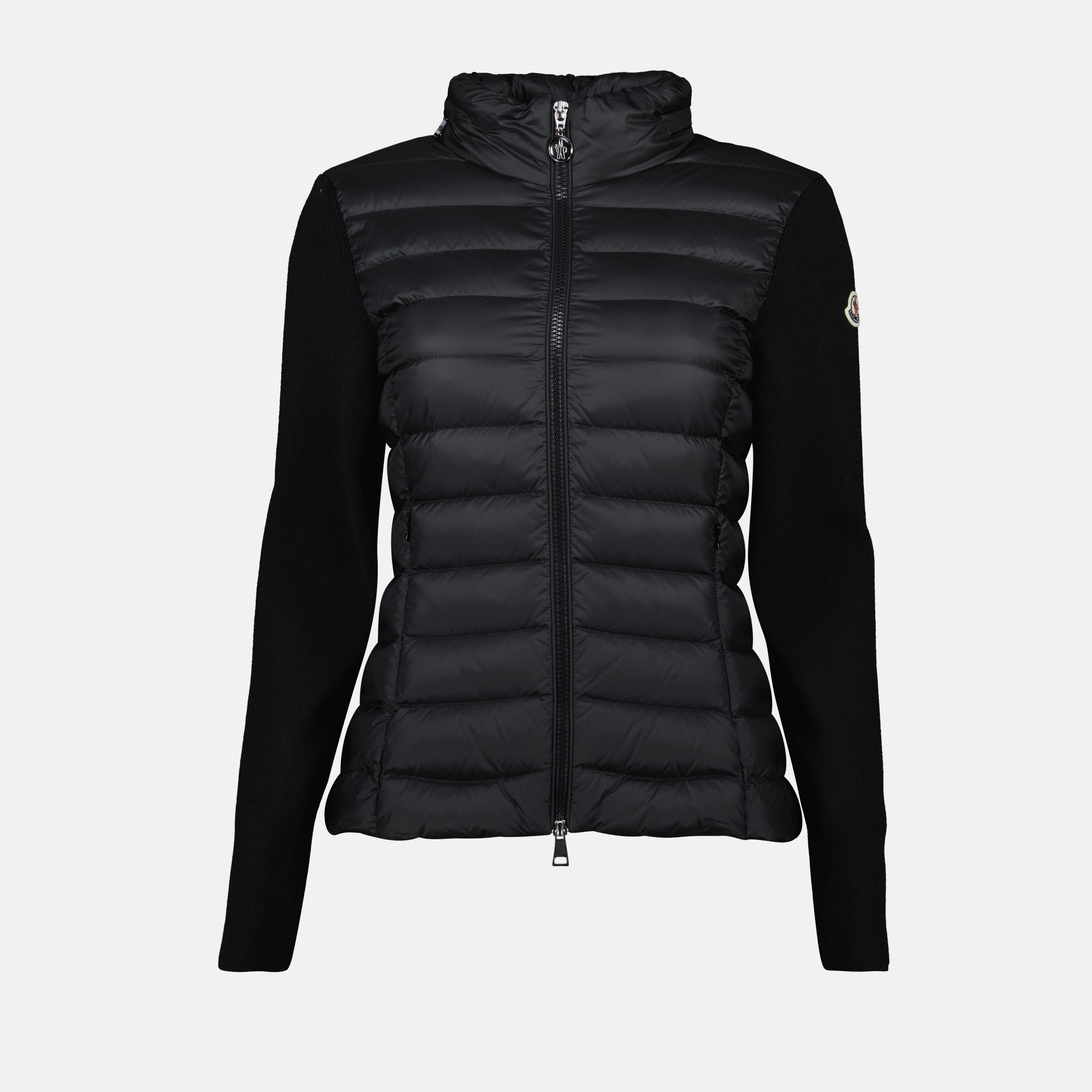 Giacche Giacca trapuntata bi-materica Moncler Nero Femme