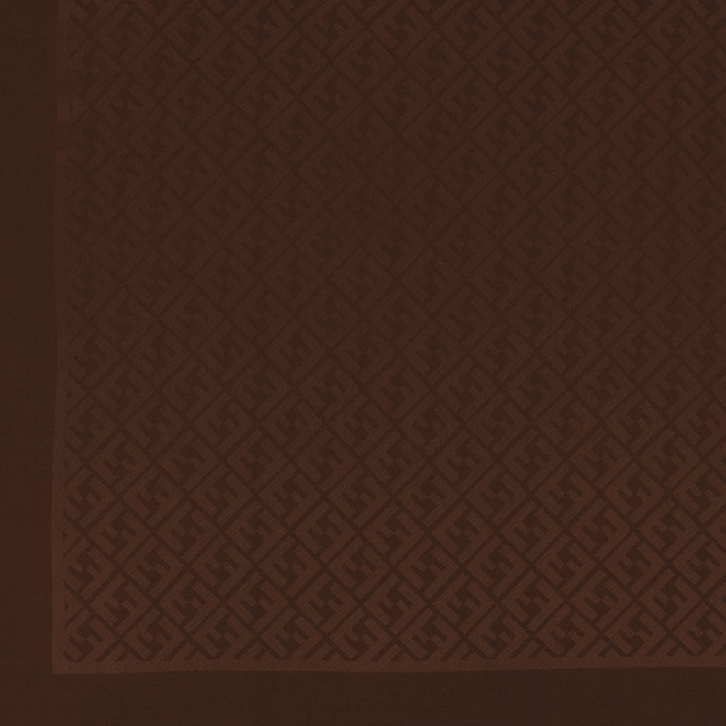 Imagen del chal FF marrón de la marca Fendi para mujer - Temporada Otoño-Invierno 2025 - Vista Detallada_3