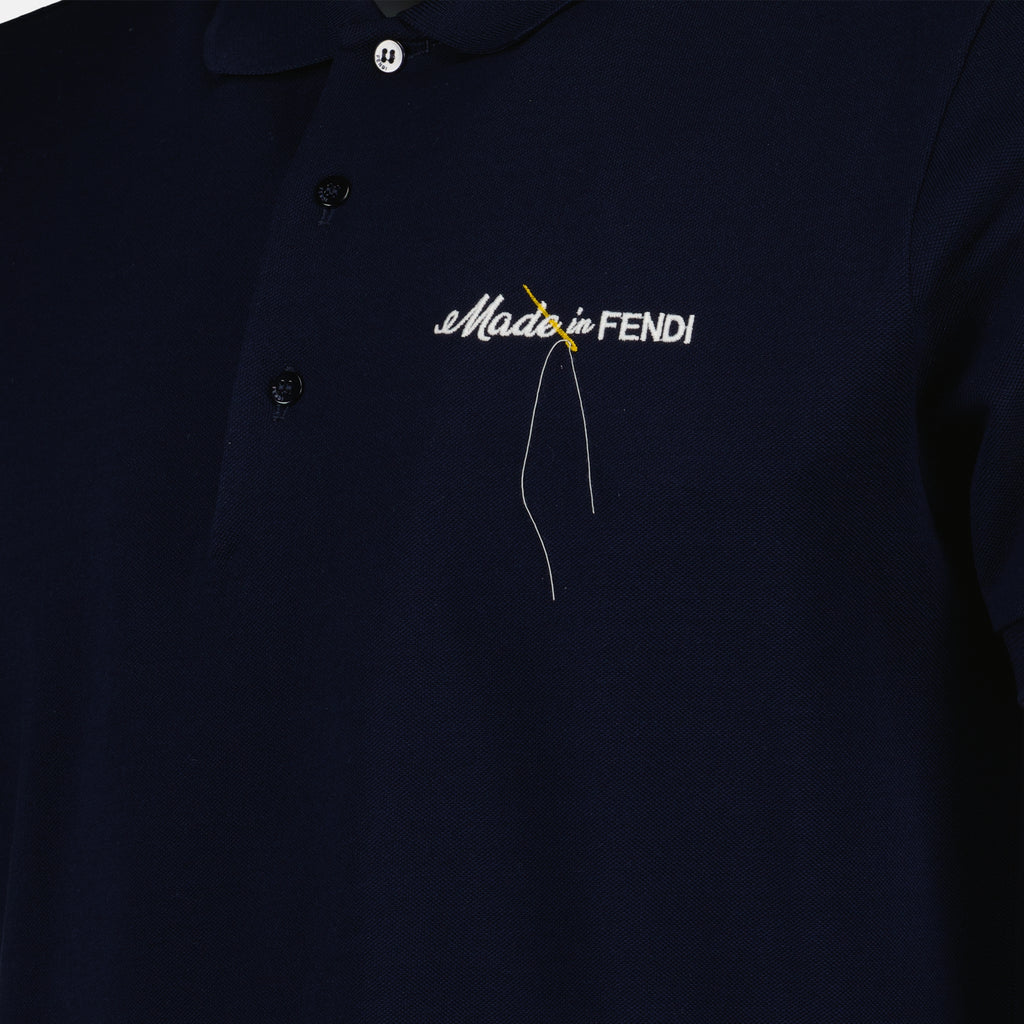 Polos Polo Made in Fendi Fendi Bleu Homme