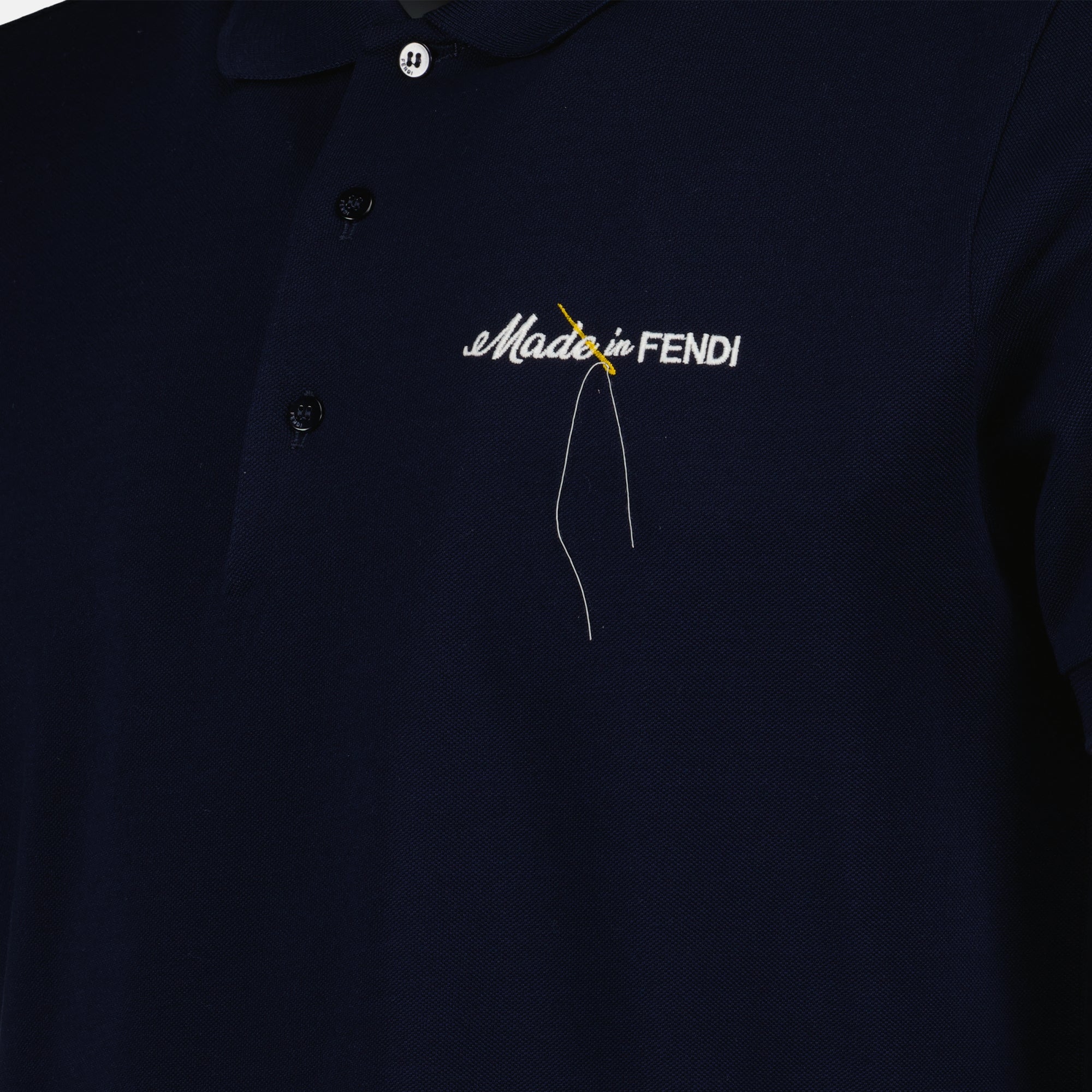 Polos Polo Made in Fendi Fendi Bleu Homme