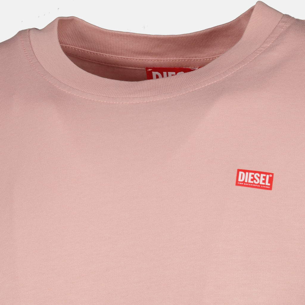Image de l'article T-shirt T-Adjust rose de la marque Diesel pour Homme - Saison Printemps-Été 2026 - Vue détaillée_2