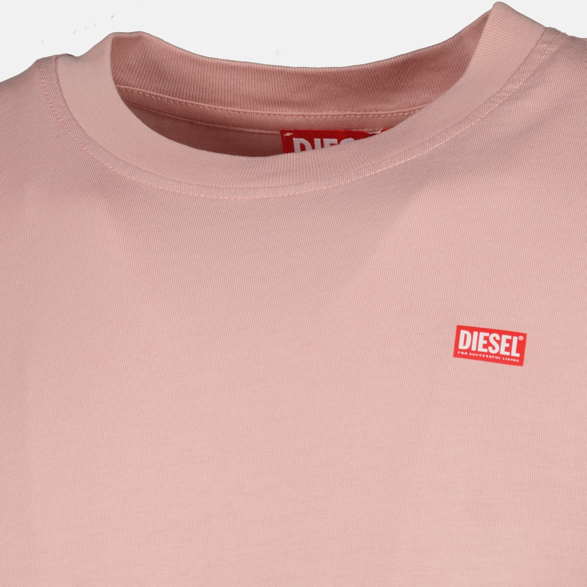 Image de l'article T-shirt T-Adjust rose de la marque Diesel pour Homme - Saison Printemps-Été 2026 - Vue détaillée_2