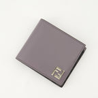 スモールレザーグッズ FFコンパクトウォレット Fendi グレー Homme