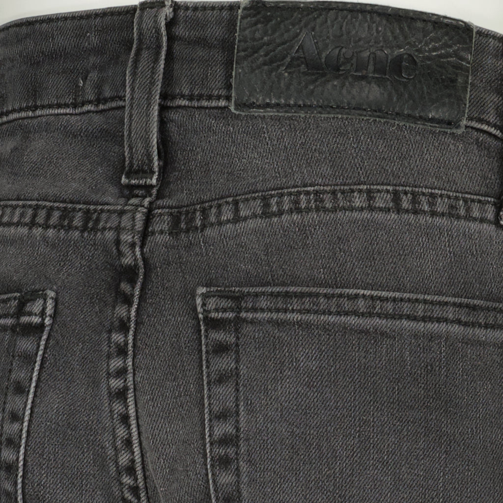 여성용 Acne Jeans의 회색 슬림 진 이미지 - 2011 가을-겨울 시즌 - 상세 보기_2