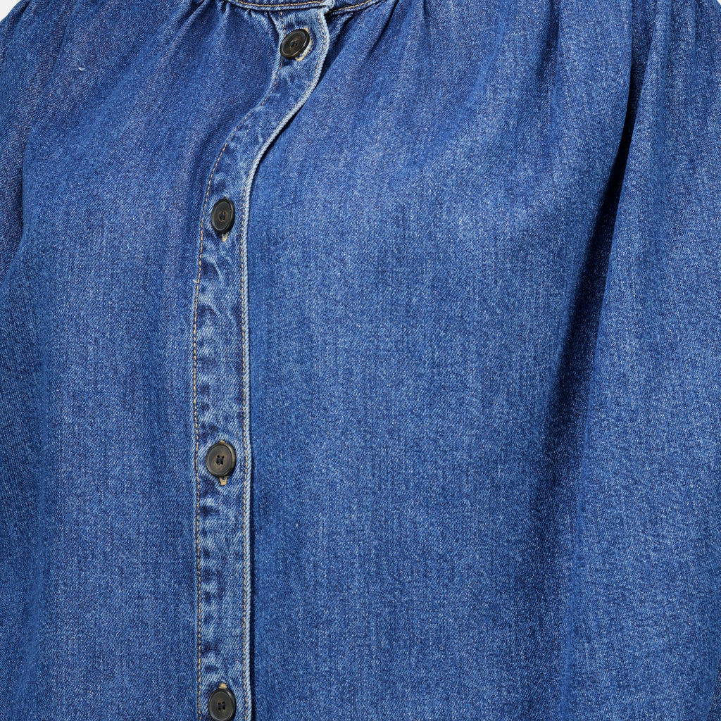 Tops Chemise fluide en denim bleu Iro Bleu foncé Femme