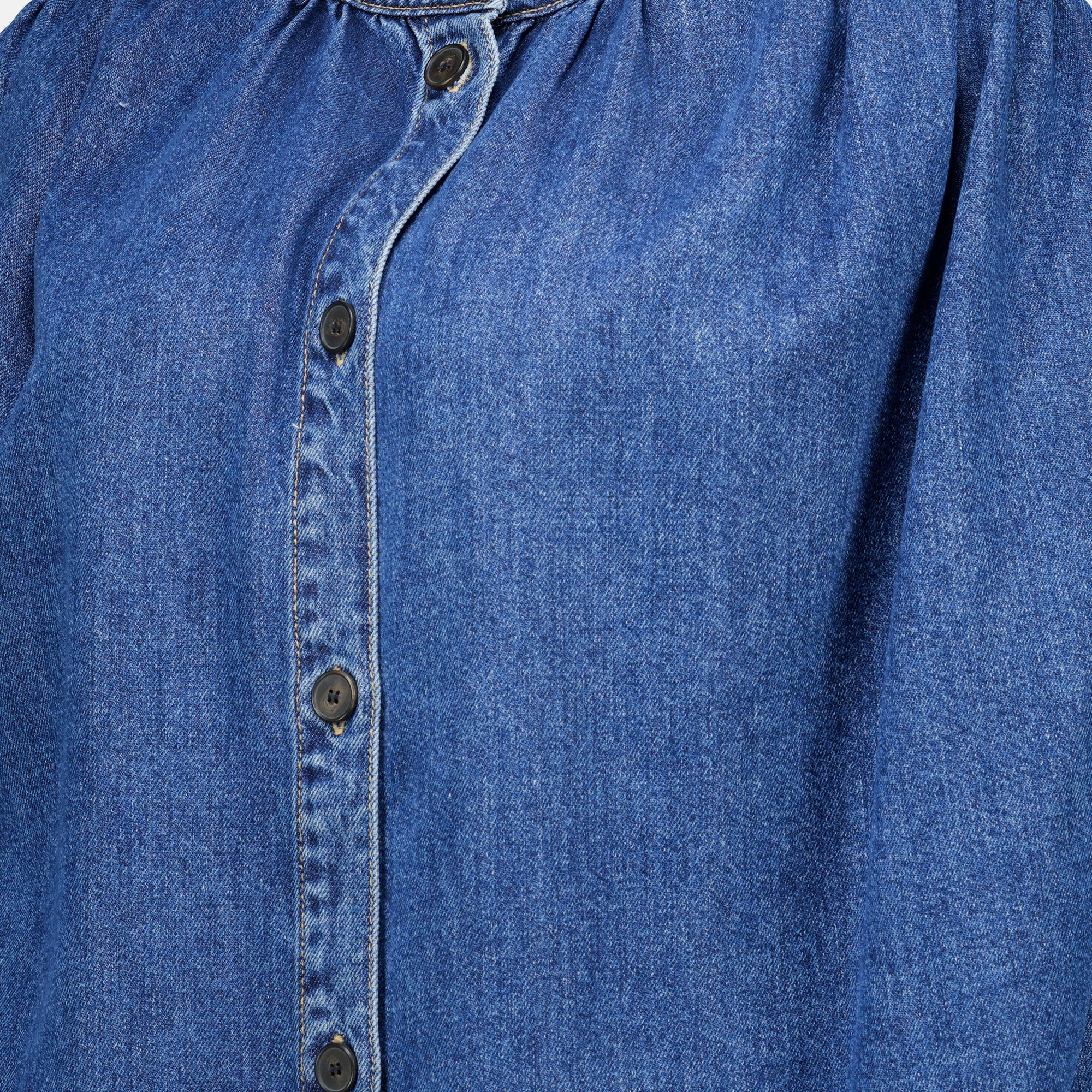 Tops Chemise fluide en denim bleu Iro Bleu foncé Femme