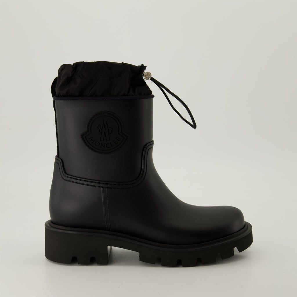 Stiefeletten Mini Bottes Kickstream de pluie Moncler Schwarz Femme