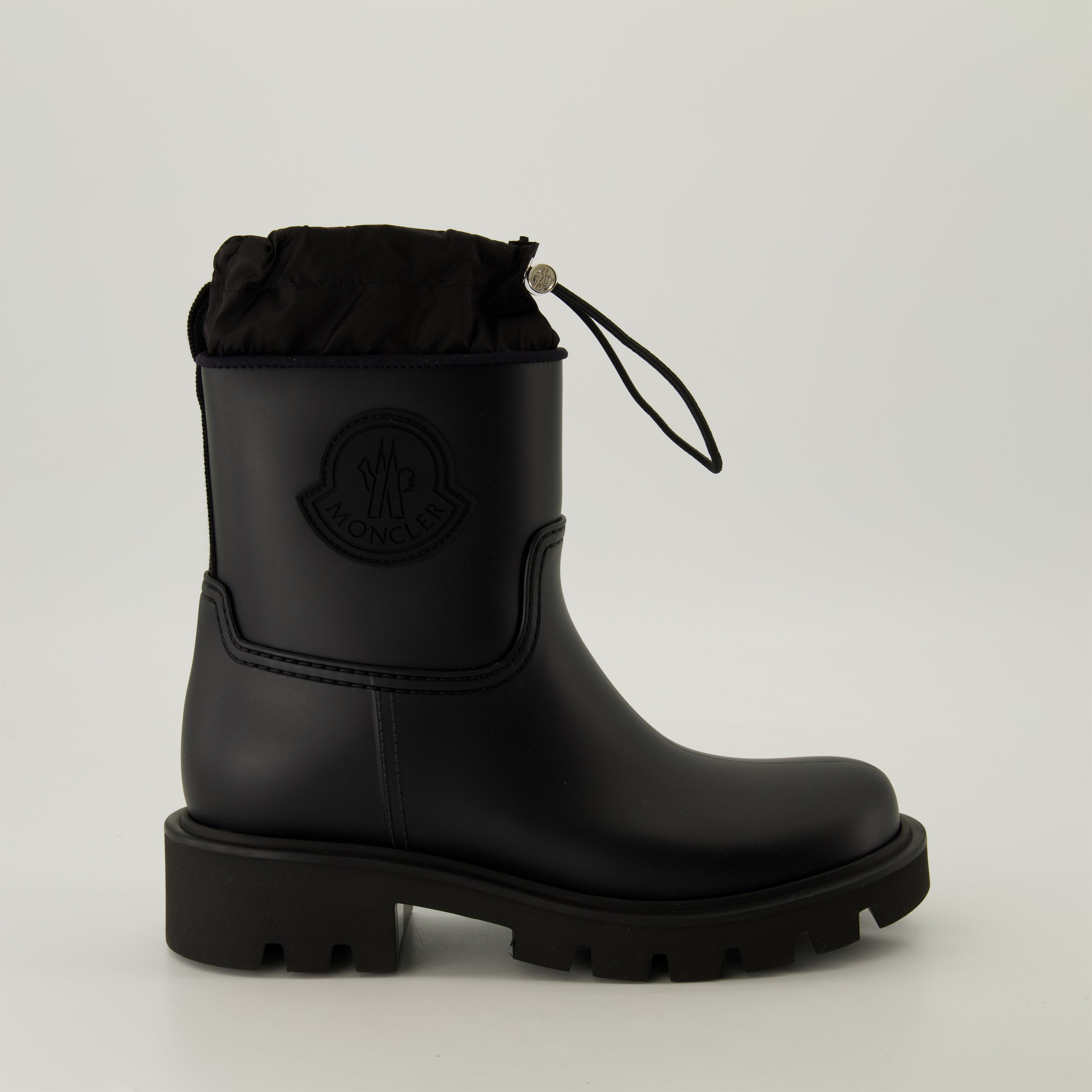 Stiefeletten Mini Bottes Kickstream de pluie Moncler Schwarz Femme