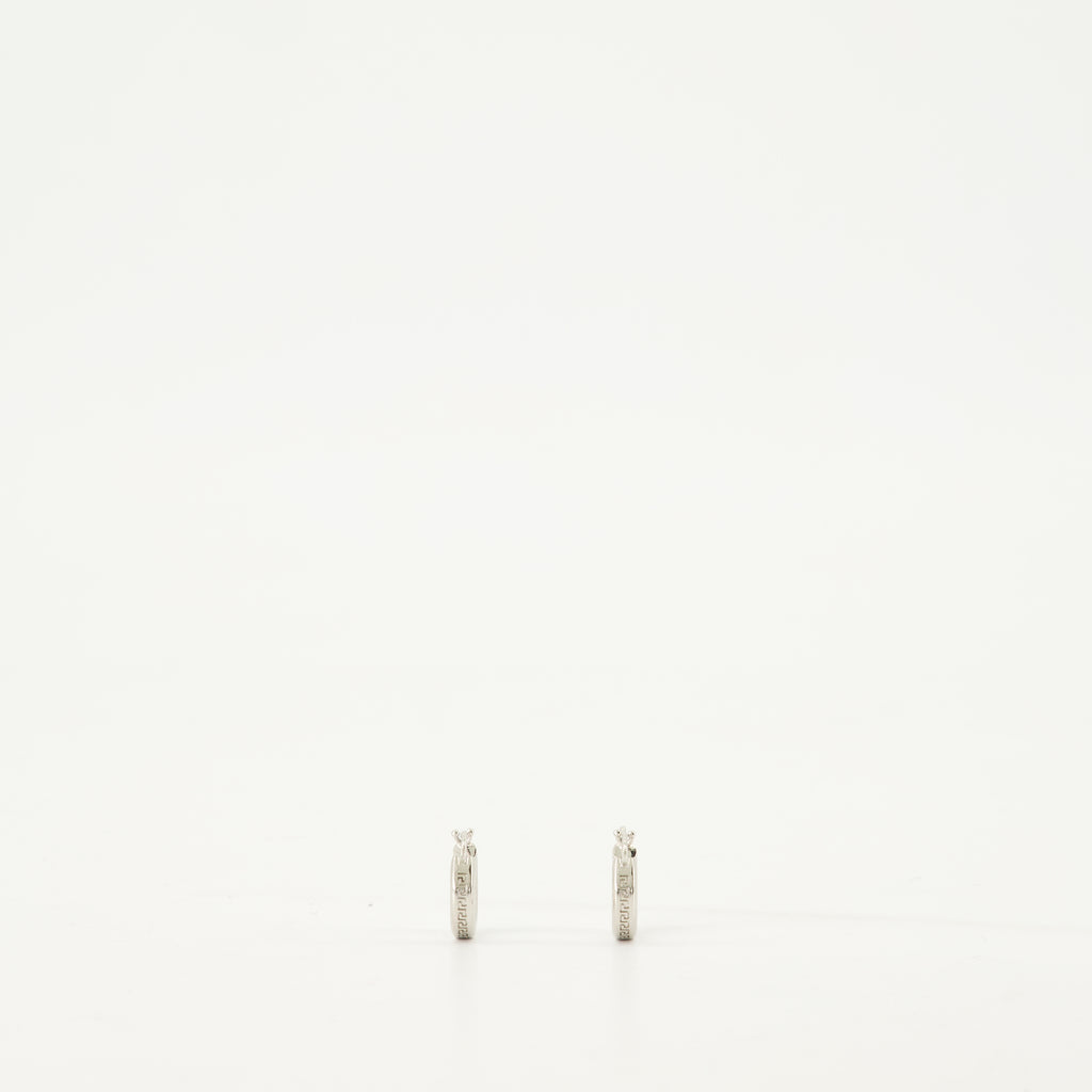 Jewelry Créoles Greca Versace Silver Femme