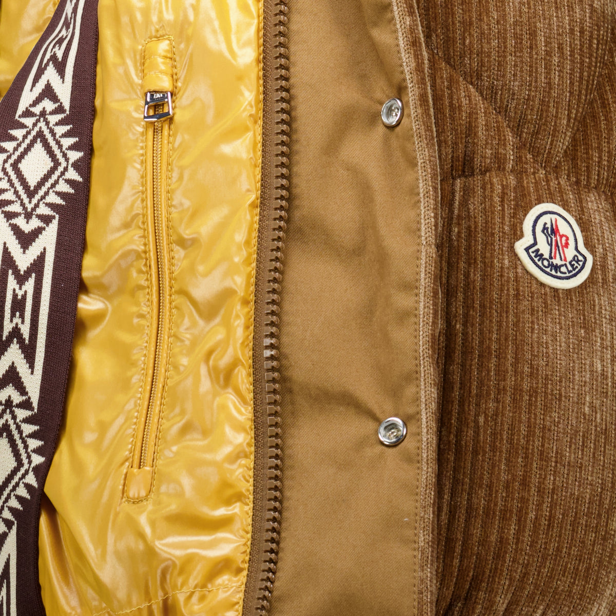 Manteaux Giacca in piuma marrone Velundra Moncler Marron Homme