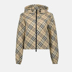 Jackets Cavalier Check Windbreaker Burberry Beige Femme