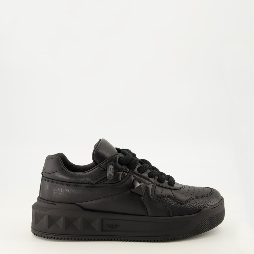Baskets One Stud XL Schwarze Sneakers Valentino Garavani Noir Homme