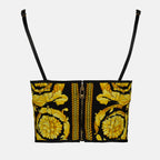 Tops Top corset Barocco Versace Jaune Femme