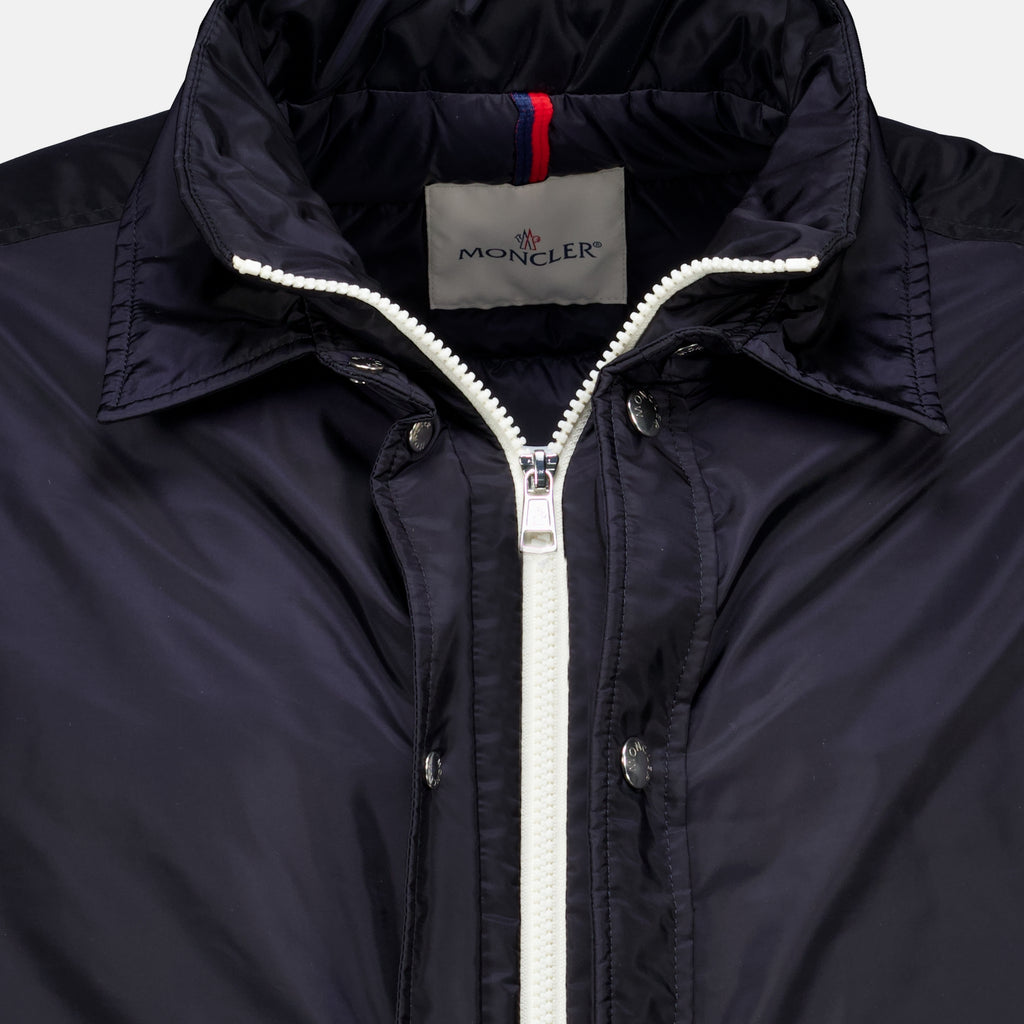 Vestes Doudoune chemise Meridelle bleu marine Moncler Bleu foncé Homme
