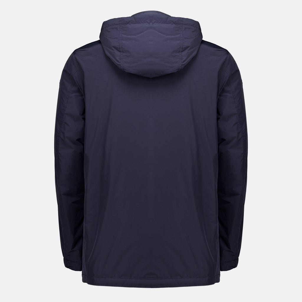 Manteaux Evrine Navy Blue Quilted Parka Moncler Bleu foncé Homme