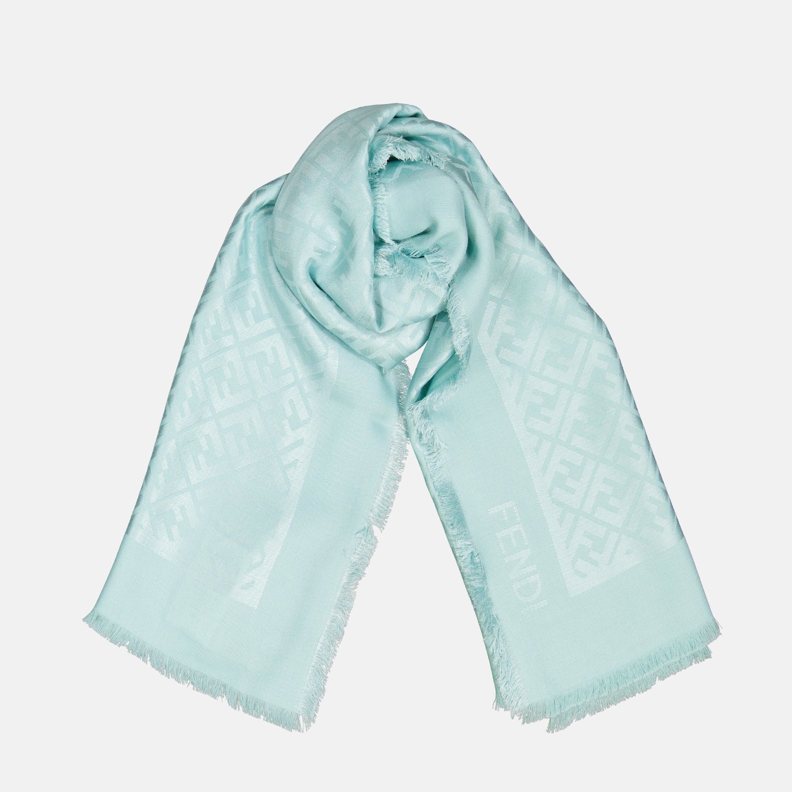 Sciarpe e guanti Châle FF Fendi Blu Femme