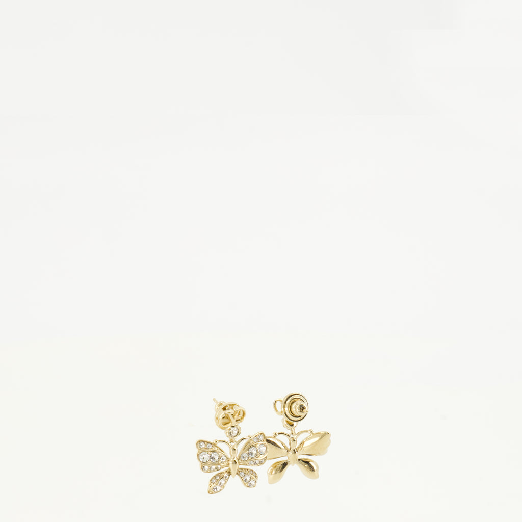 Bijoux Pendientes Flutterby Crystals Swarovski® Valentino Garavani Argenté Femme