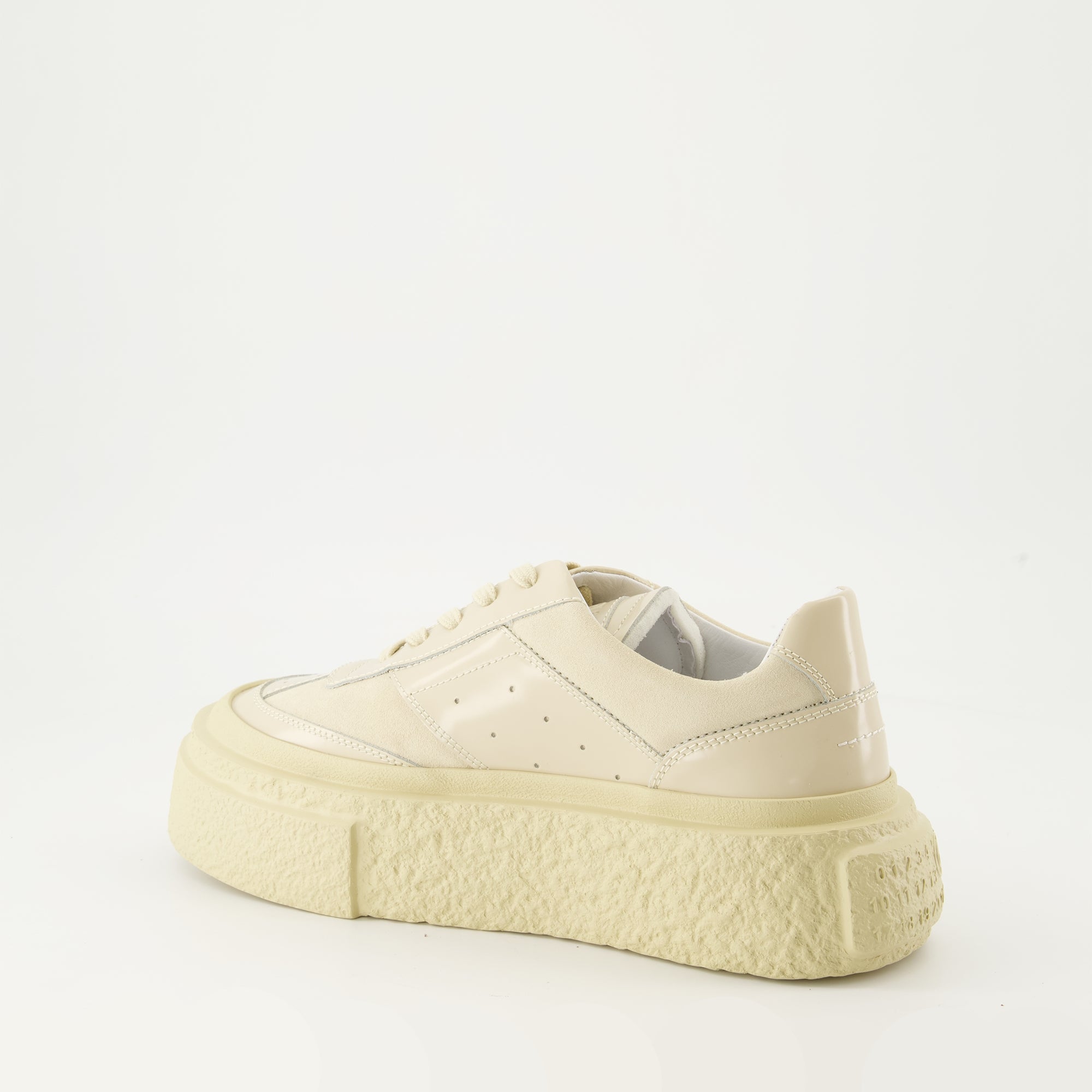 Sneakers Platform Sneakers Mm6 Beige Femme