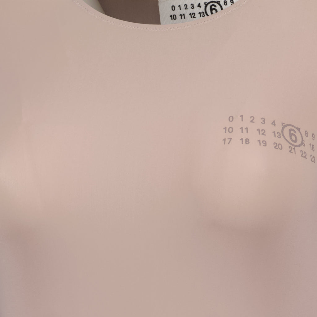 Tops Body à manches longues Mm6 Beige Femme