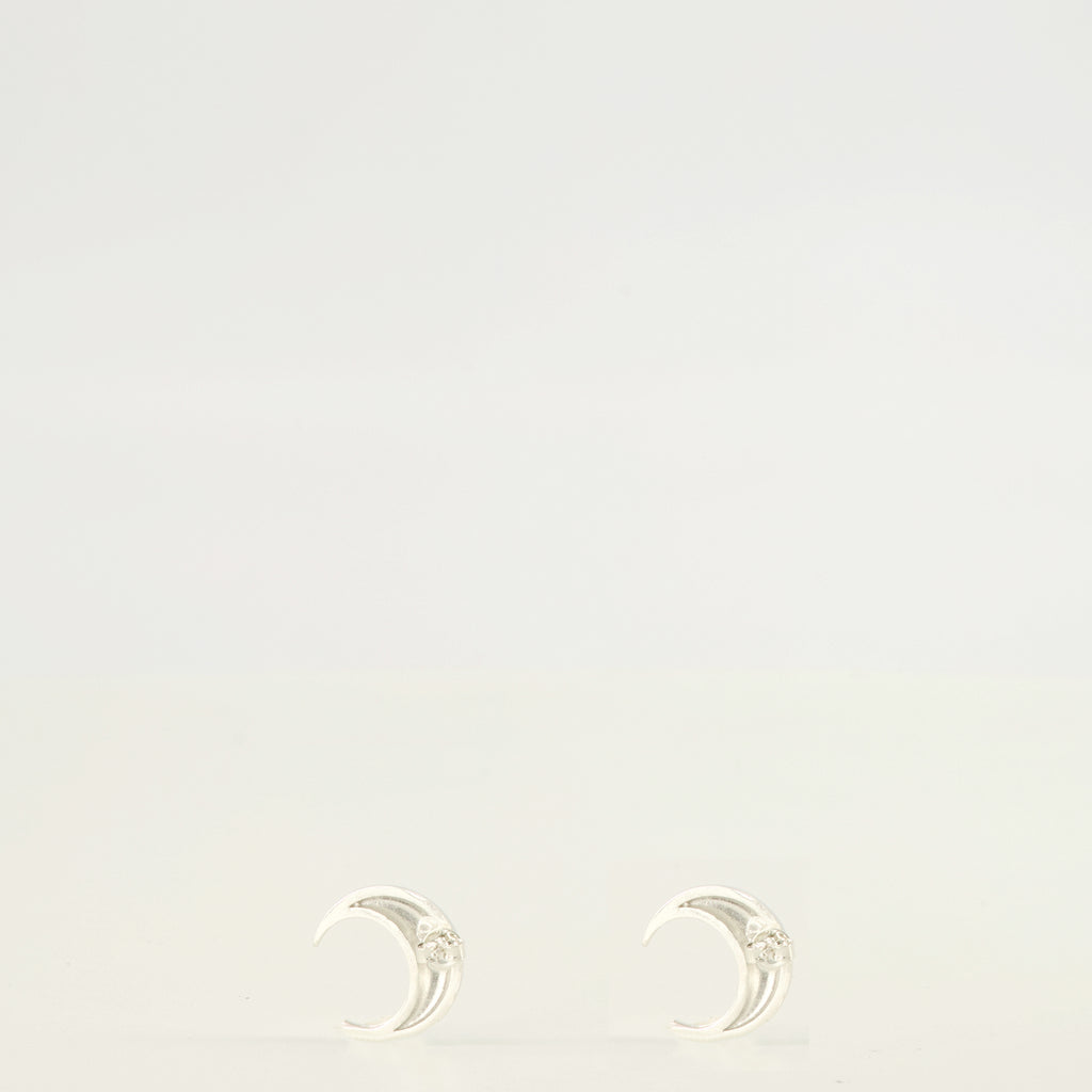 Bijoux Boucles d'oreilles Moon argenté Marine Serre Argenté Femme