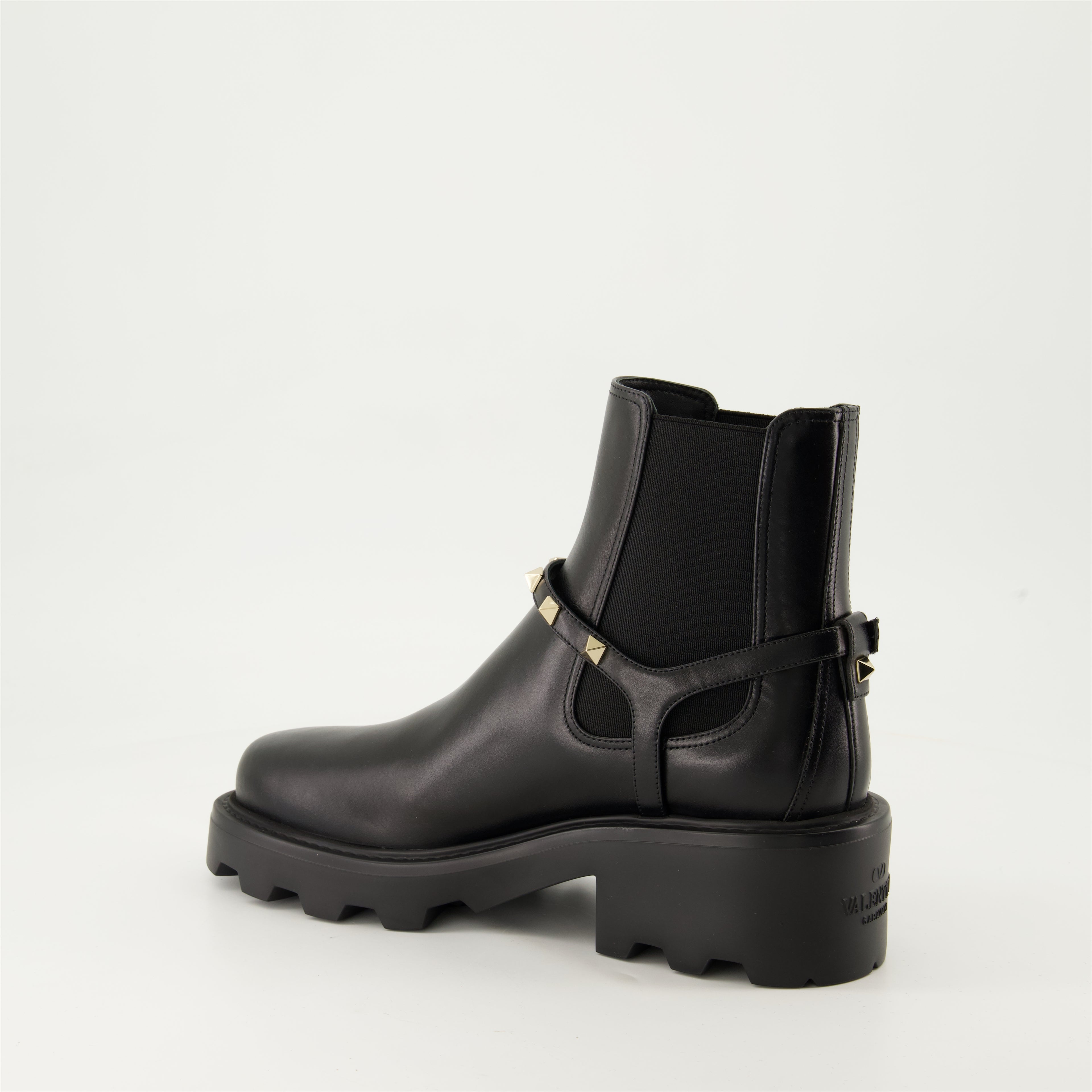 Bottines Bottines Rockstud Valentino Garavani Noir Femme