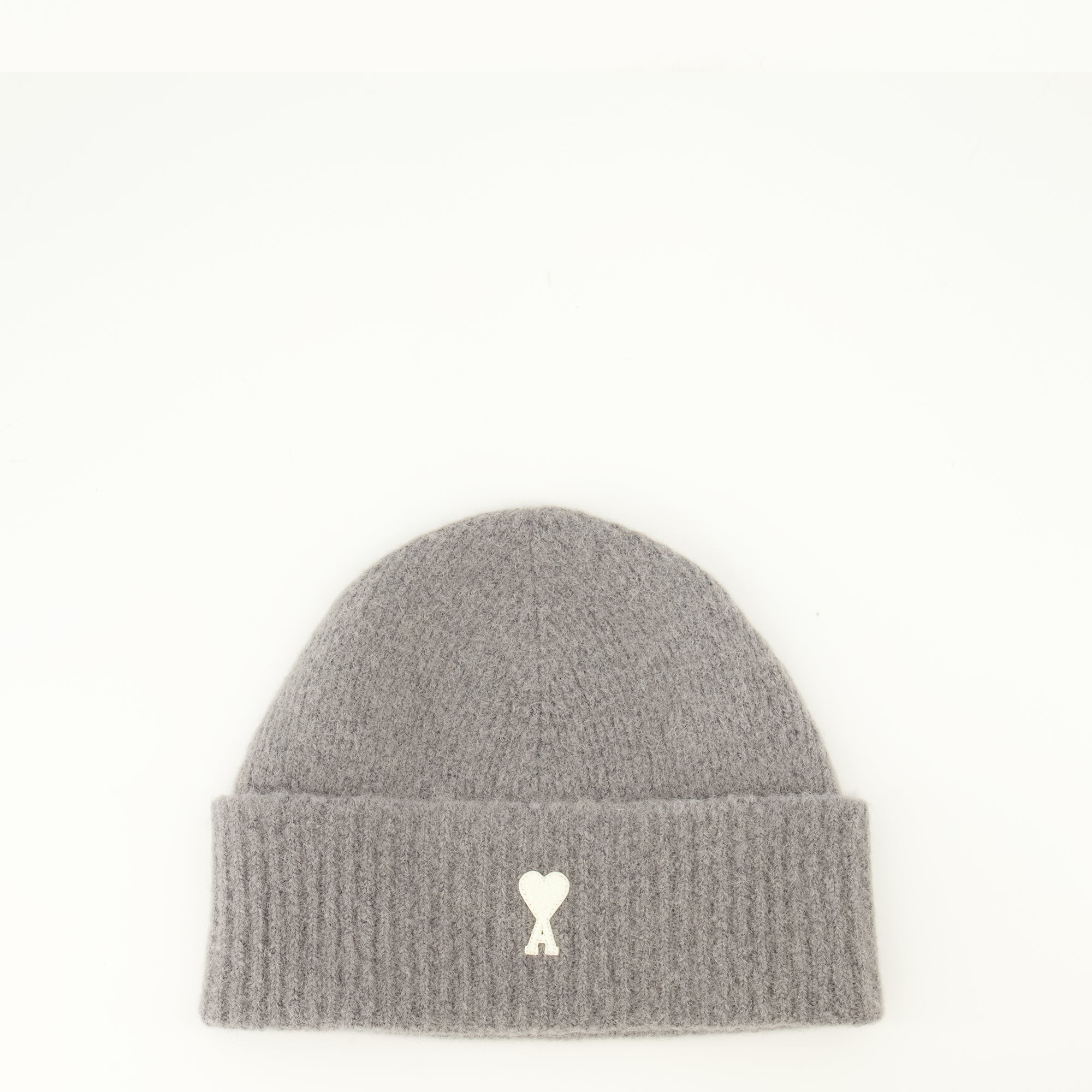 Chapeaux, casquettes et bonnets Graue Alpaka-Mütze Ami PARIS Gris Unisexe