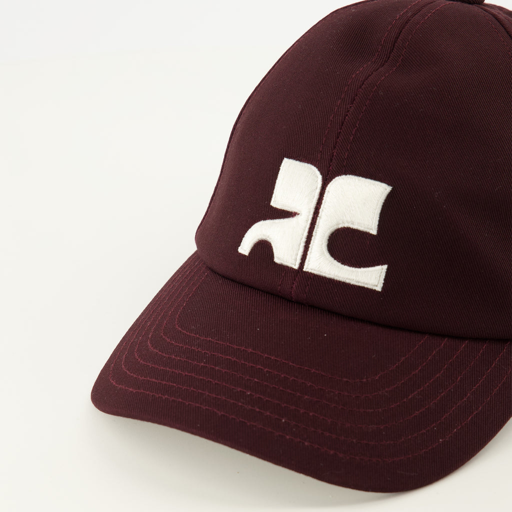 Chapeaux, casquettes et bonnets Casquette AC brodé bordeaux Courrèges Bordeaux Femme