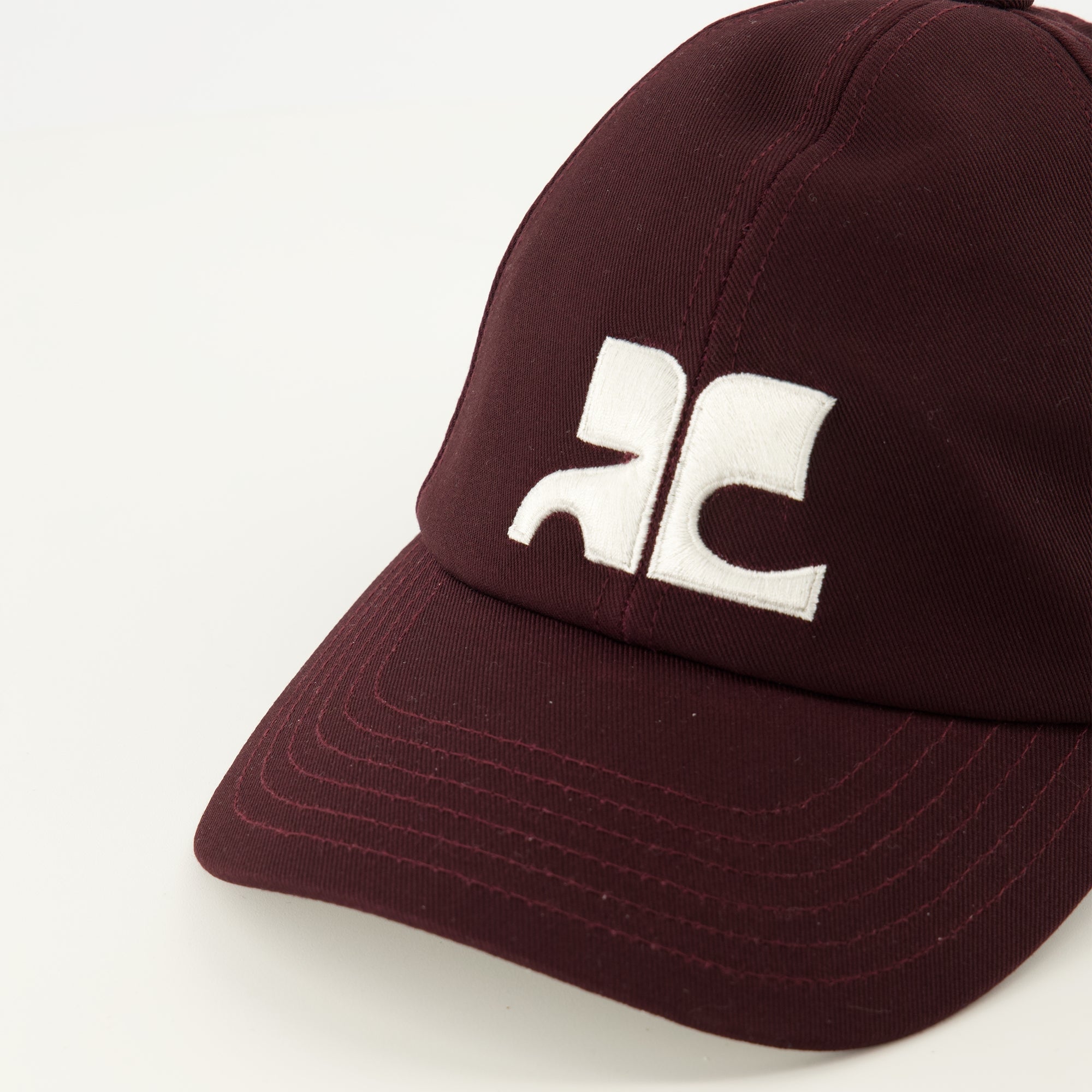 Chapeaux, casquettes et bonnets Casquette AC brodé bordeaux Courrèges Bordeaux Femme