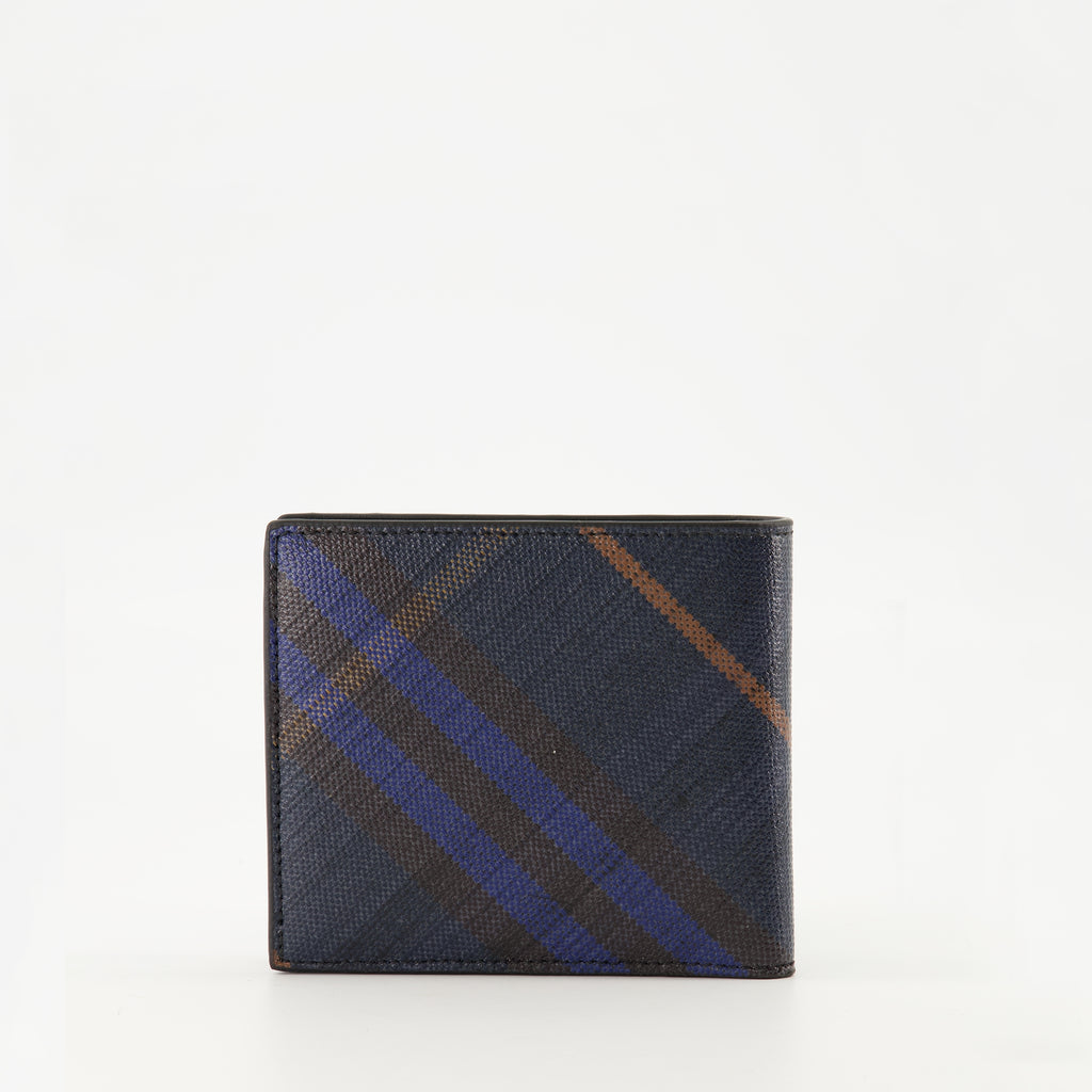 Petite maroquinerie Check Wallets Burberry Bleu foncé Homme