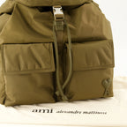 Sacs à dos マルセル カーキ バックパック Ami PARIS Kaki Unisexe