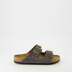 Chaussures ouvertes Sandales Arizona Birkenstock Marron Homme