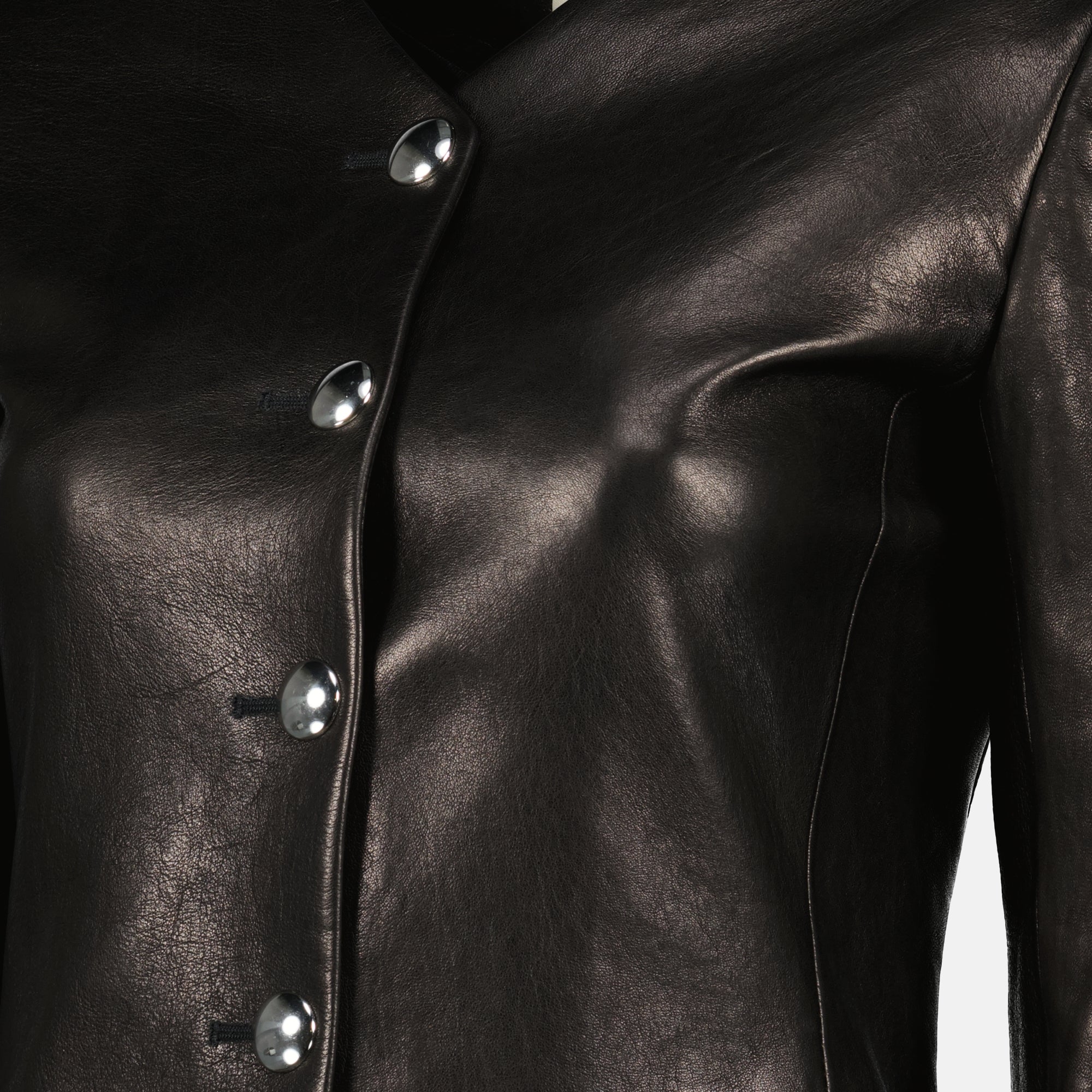 Bild der Khaite Marke Nara Lederjacke für Frauen - Frühling-Sommer 2026 - Detaillierte Ansicht_1