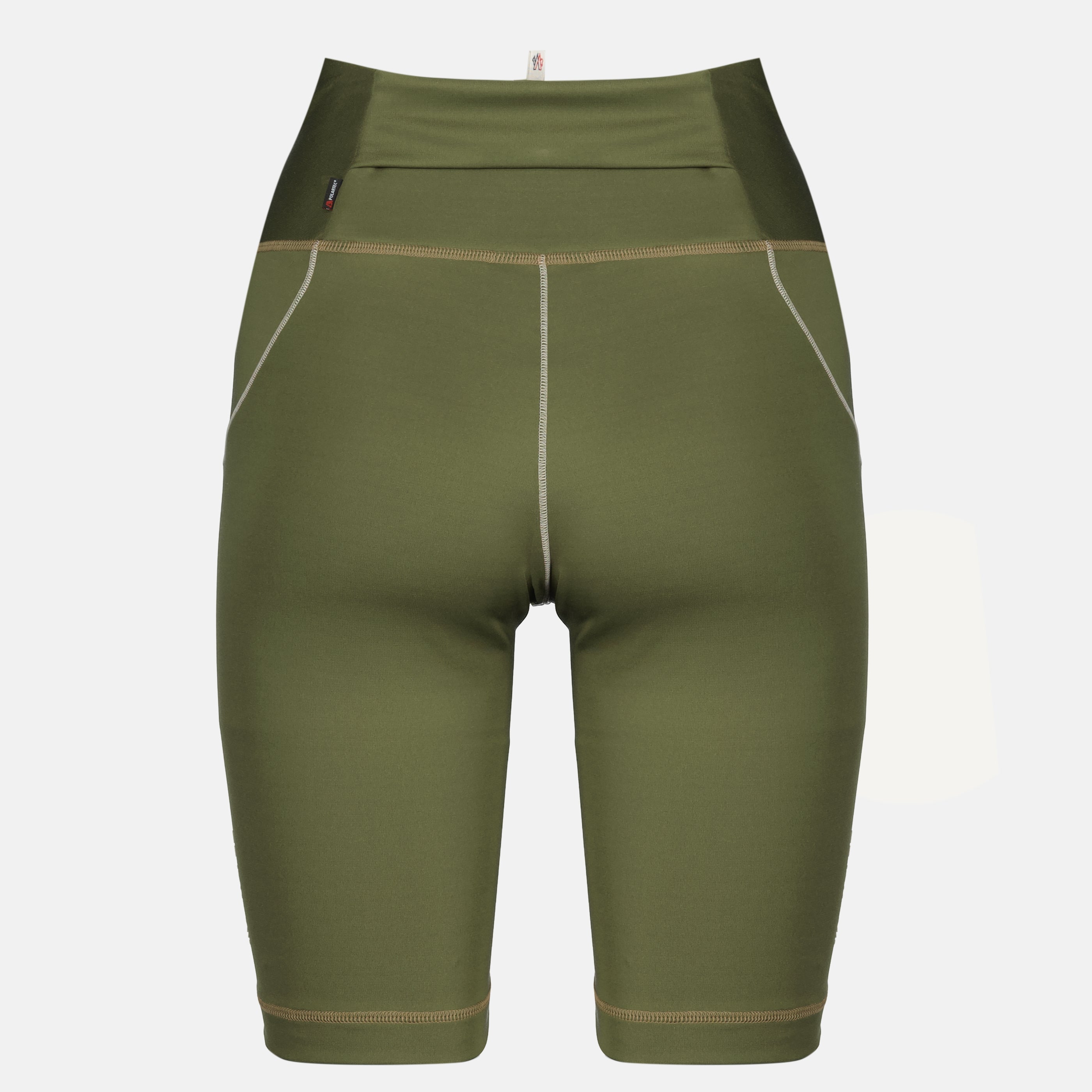 Pantalons Cycliste de sport kaki en Polartec® Moncler Grenoble Kaki Femme