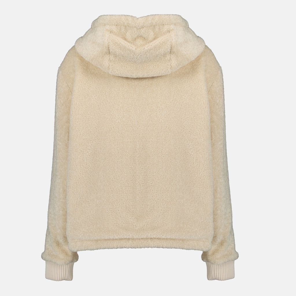 Image de l'article Sweat zippé en teddy réversible de la marque Moncler pour Femme - Saison Automne-Hiver 2025 - Vue détaillée_1