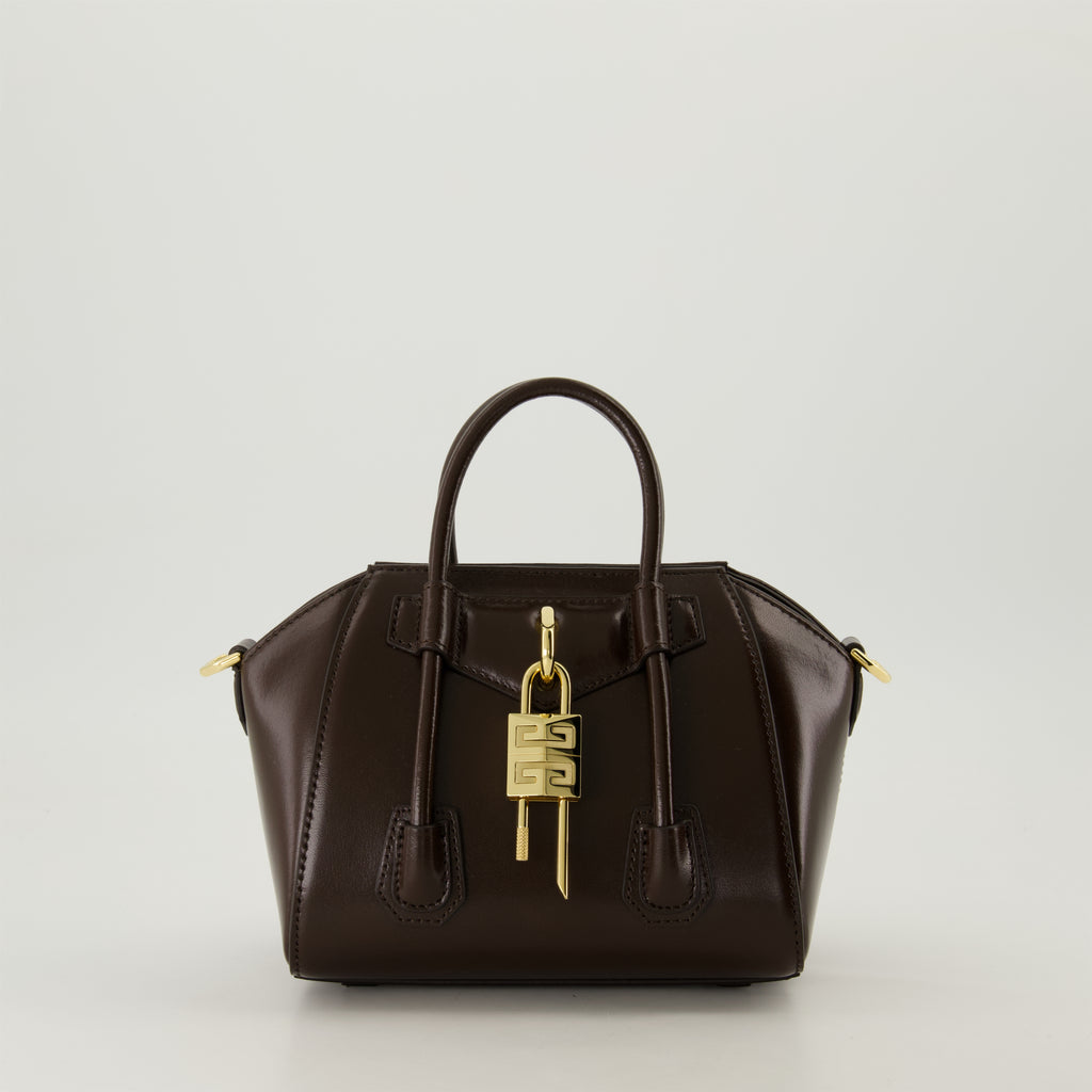 Sacs à main et épaule Sac Antigona Toy Givenchy Marron Femme
