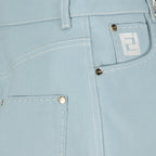 スカート Jupe en denim Fendi 青 Femme