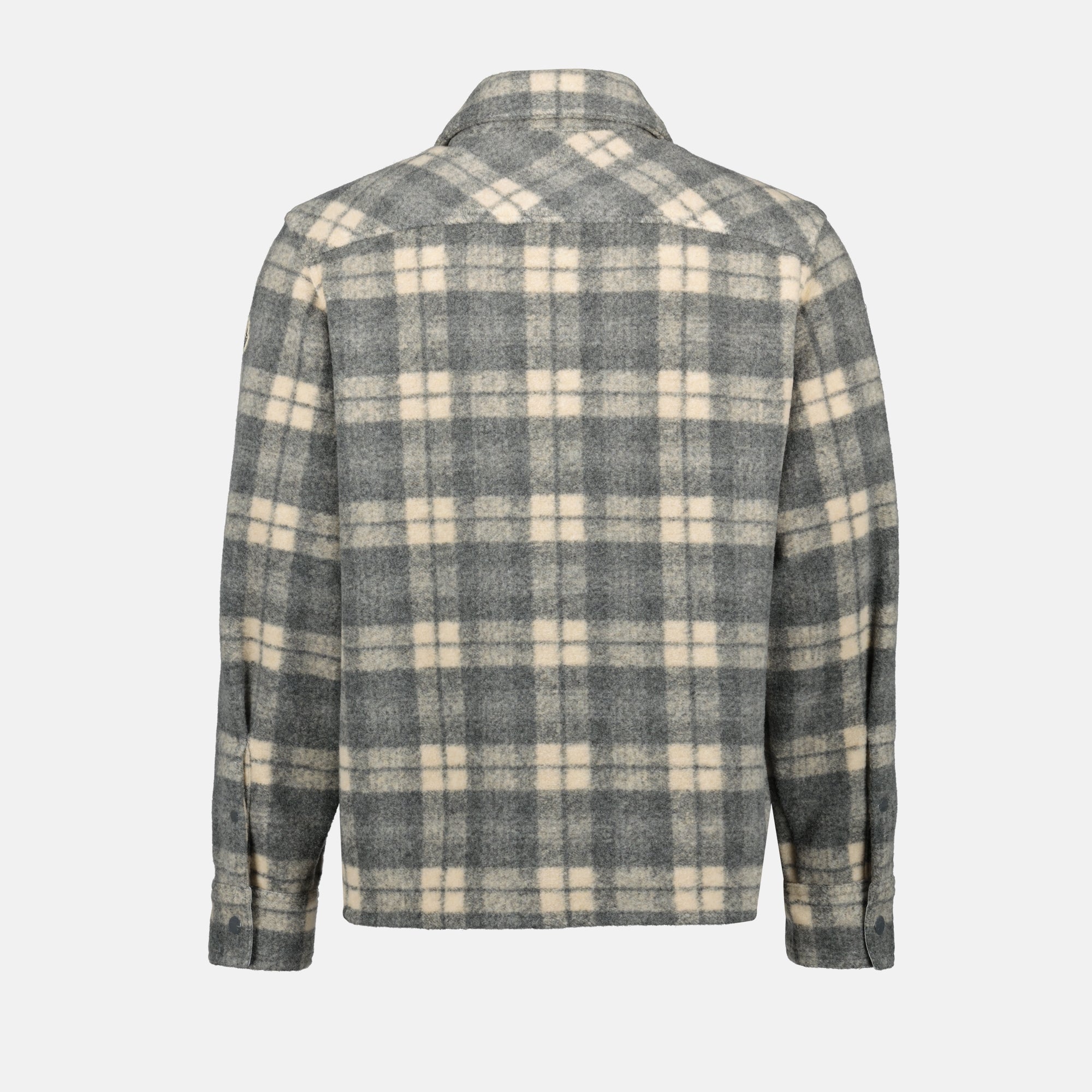 Chemises Tartan Hemd Moncler Gris Homme