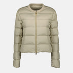 Abrigos Chaqueta de Plumas Mauvezin Moncler Beige Mujeres
