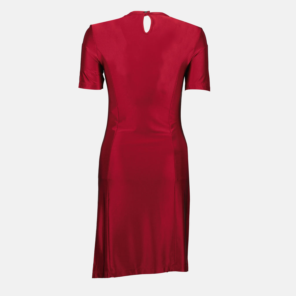 Robes Rotes Drapiertes Kleid Rabanne Rouge Femme
