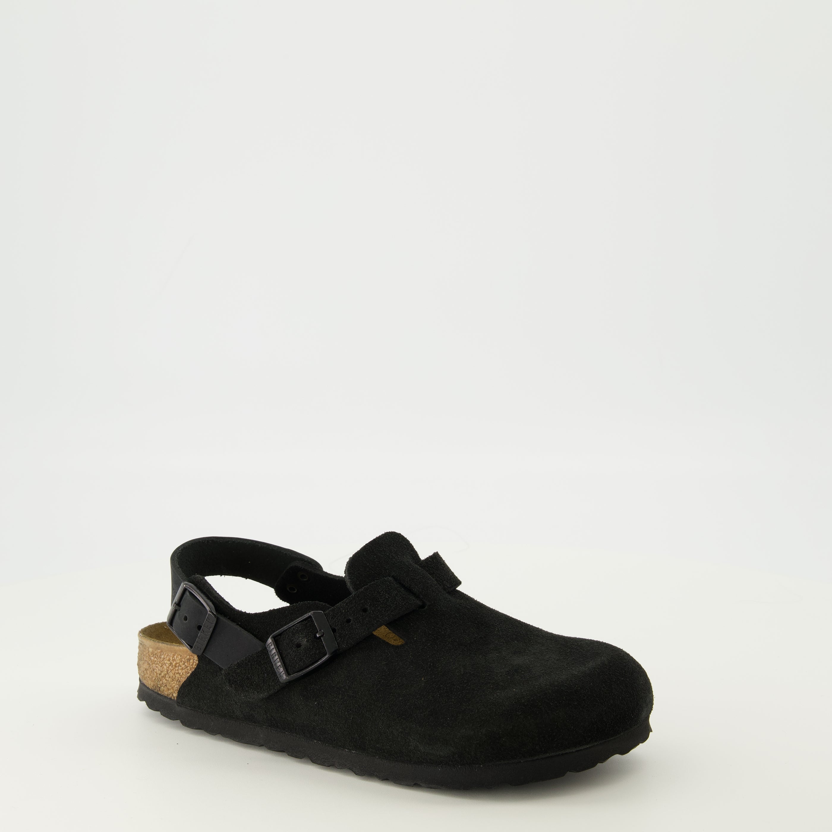 Chaussures ouvertes Tokio Mules en Ante Negro Birkenstock Noir Unisexe