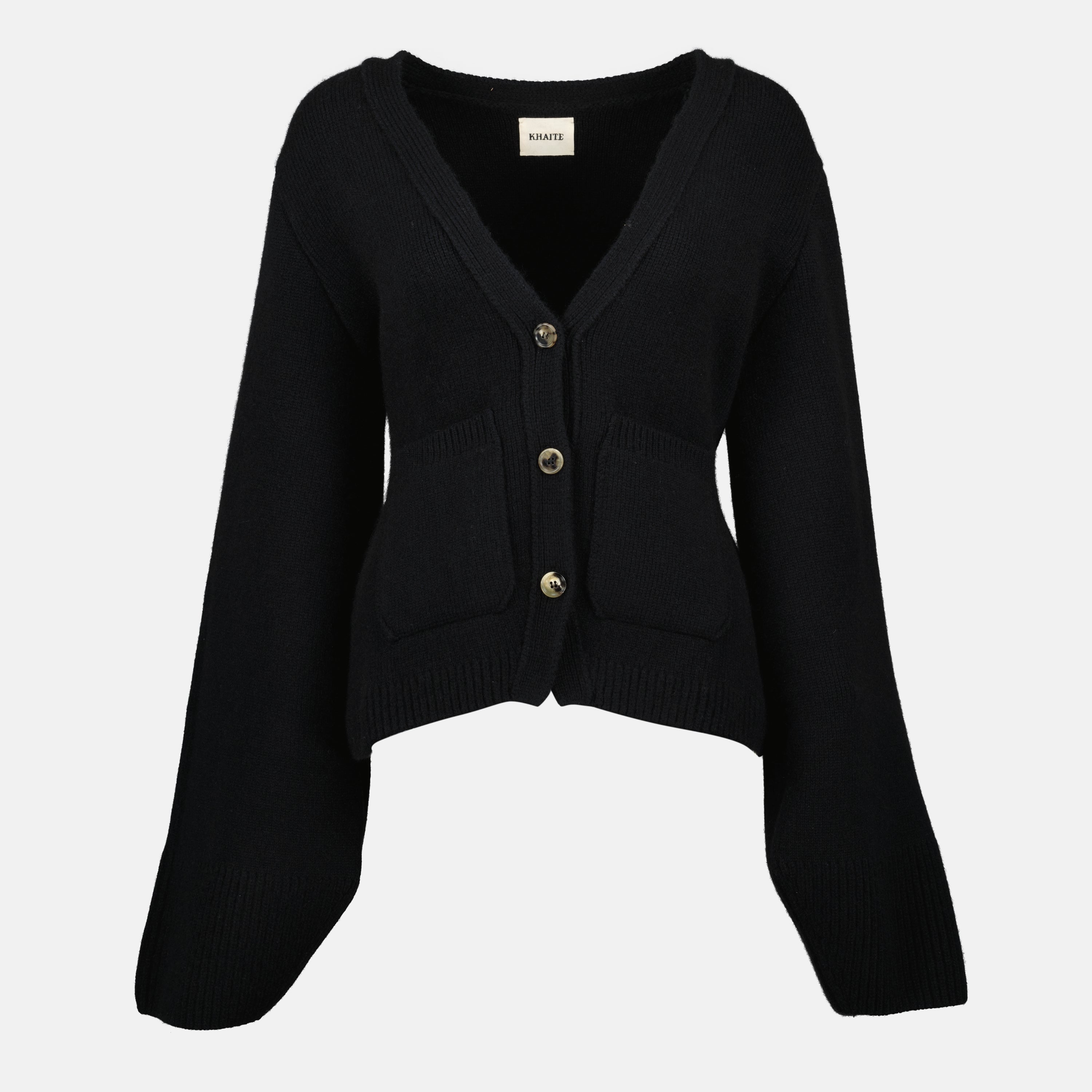 Image de l'article Cardigan Scarlet de la marque Khaite pour Femme - Saison Automne-Hiver 2025 - Vue de Face