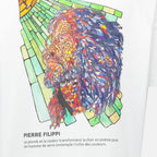 T-shirts Camiseta blanca Pierre Filippi Fair Blanc Homme