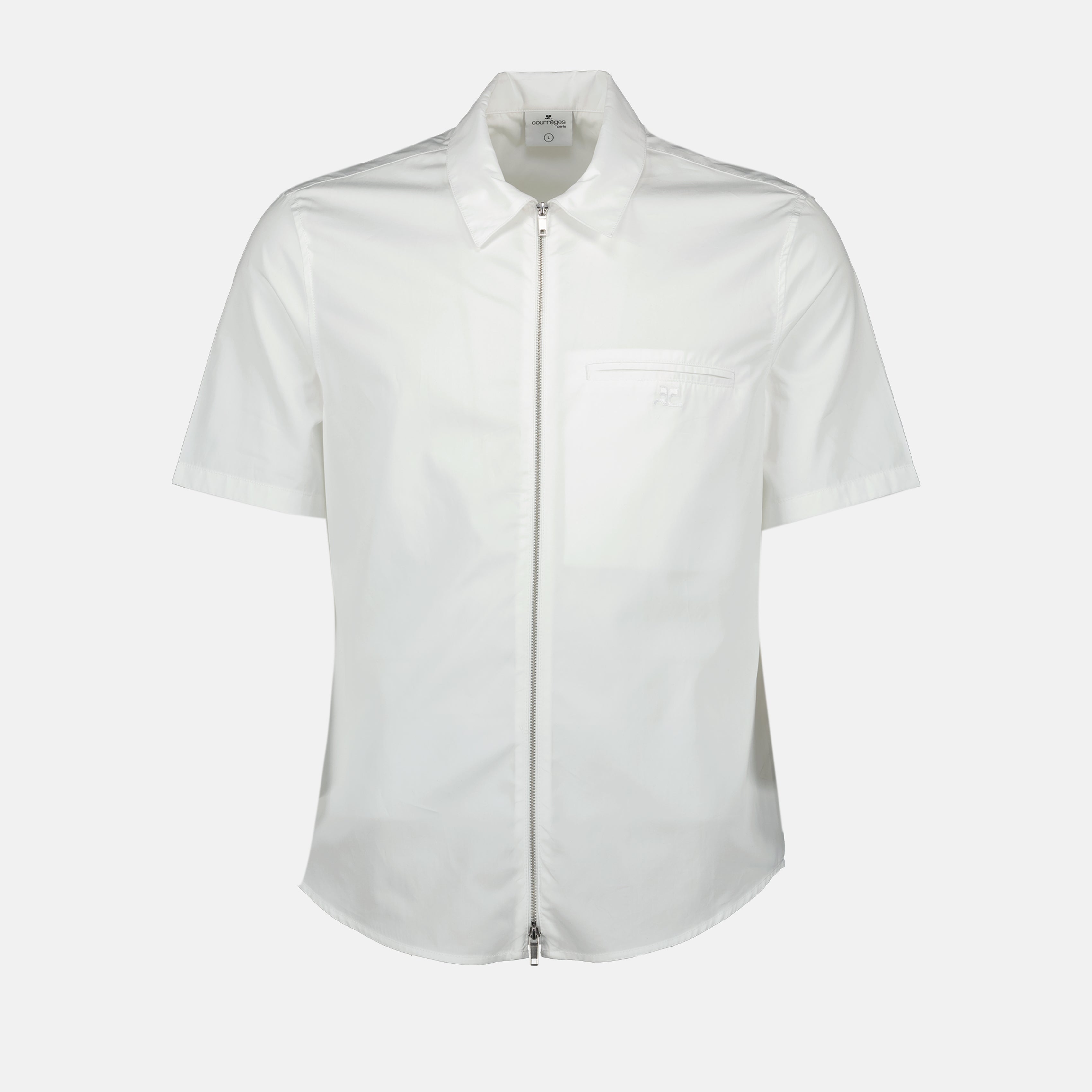 Shirts Zip-up Shirt Courrèges White Homme