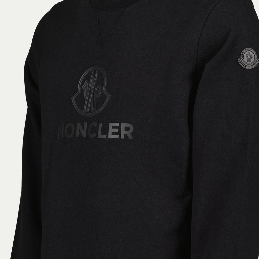 Sweatshirts Logo Sweatshirt Moncler Black Homme