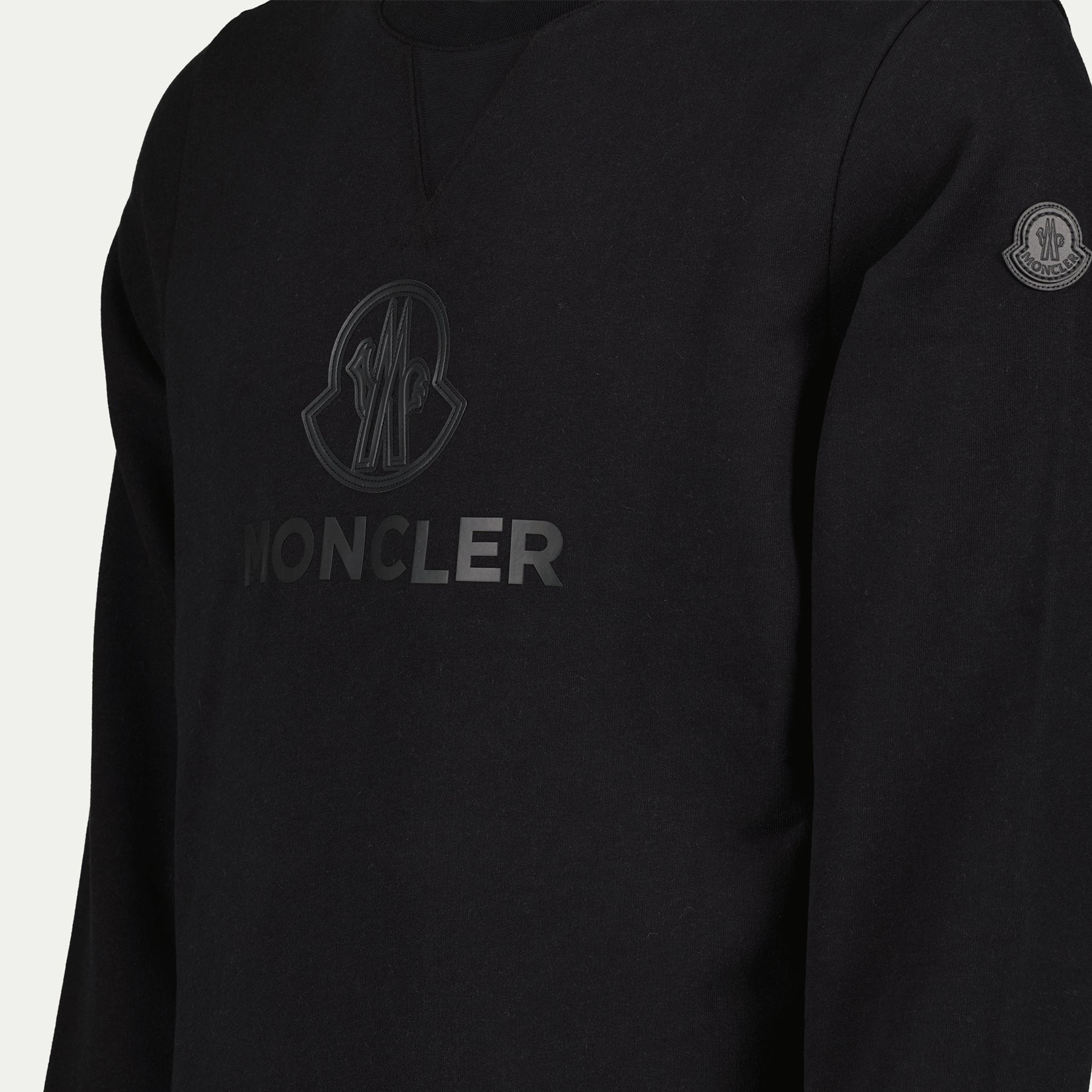 Sweatshirts Logo Sweatshirt Moncler Black Homme