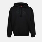 Sweatshirts Hoodie S-Ummer-Bigoval Diesel Black Unisex